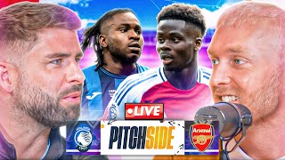 UCL ATALANTA vs ARSENAL  Pitch Side LIVE [upl. by Tupler660]