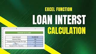 Excel Interest Calculation Function  How to calculate Cumulative Interest  function excel [upl. by Rabka648]