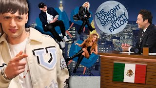 Peso Pluma conquista al mundo en The Tonight Show de Jimmy Fallon [upl. by Mossberg]