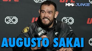 Augusto Sakai Relieved To Snap 4Fight Losing Skid With Crucial Win  UFC Fight Night 220 [upl. by Yslehc]