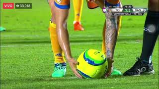 Tigres vs Santos liguilla clausura 2018 20 penal [upl. by Ingaberg618]