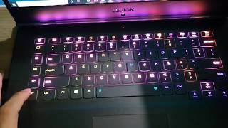 LED Backlit Keyboard Lenovo Y740 Error irregular blinking anyone knows [upl. by Sumahs]