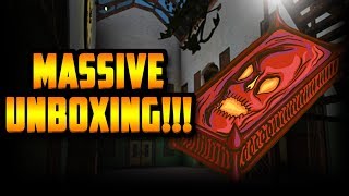 INSANE HALLOWEEN UNBOXING 40 HAUNTED CASES ROBLOX ASSASSIN [upl. by Odo]