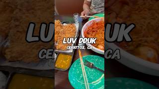 Giant Katsu Chicken at Luv Dduk [upl. by Dodi]