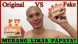 ORIGINAL VS FAKE LIKAS PAPAYA  MURA PERO MABAHO 😬😬😬😱😱😱 [upl. by Ettereve449]