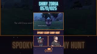 Shiny Zorua Live Reaction pokemon shinypokemon shinyhunting halloween zorua [upl. by Hazrit877]