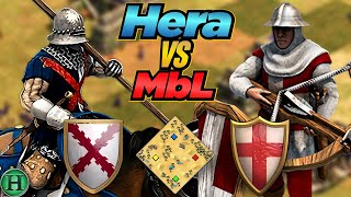 Burgundians vs Italians  1v1 Arabia  vs MbL  AoE2 [upl. by Eittap]