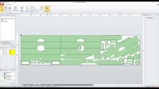 ProNest 2021 part cutting sequence [upl. by Nosemaj]