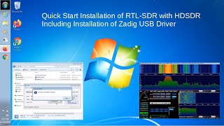 Quick Start RTL SDR with HDSDR Installation [upl. by Haywood]