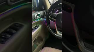 Ambient lighting in 2020 Jeep Grand Cherokee [upl. by Troxell]