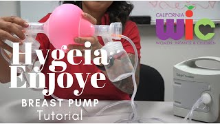 Hygeia Enjoye Breast Pump Tutorial [upl. by Arlee]