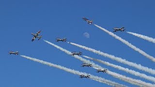 FRECCE TRICOLORI  VALORE TRICOLORE PUNTA MARINA RAVENNA AIR SHOW 2018 PROVE [upl. by Farr236]