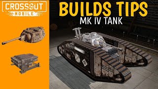 Crossout Mobile  Builds Tips [upl. by Egroej]