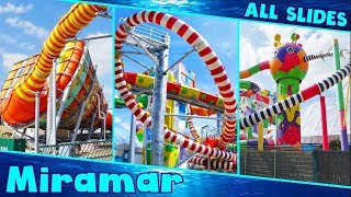 ALL INSANE WATER SLIDES at Miramar Weinheim [upl. by Perrine111]