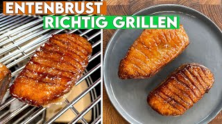 Entenbrust richtig grillen  SO klappt es perfekt ✅ [upl. by Banks102]