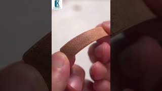 DIY Handmade Leather Watch Strap applestore automobilewatch [upl. by Eedissac]