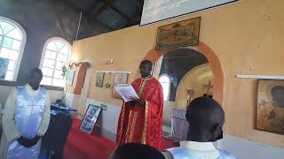 prayer behind the Ambon by Fr Damaskinos at St James orthodox Church [upl. by Anitsrihc]