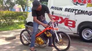 Knalpot FU Drag 200cc  WRX GP6 [upl. by Htirehc]