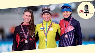 45jährige Claudia Pechstein gewinnt WeltcupRennen [upl. by Ahsiela]