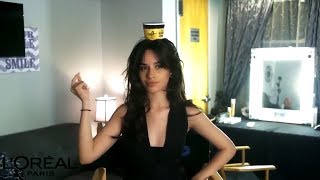 Camila Cabello LOrealParisUSA Comeback Commecial and Interview BTS [upl. by Lukasz]