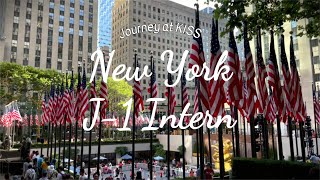 vlog New Journey in New York 🗽  KISS Group Internship  Beauty Company Intern  US J1 Intern ✨ [upl. by Utter578]