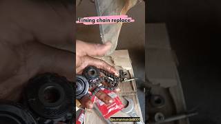 How to install timing chain Timing chain install kaise kareTiming chain replace Hero Honda bike [upl. by Edna]