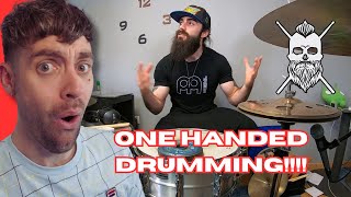 quotUK Drummer REACTS to ONE HANDED DRUMMING BY EL ESTEPARIO SIBERIANO REACTIONquot [upl. by Aelahc]