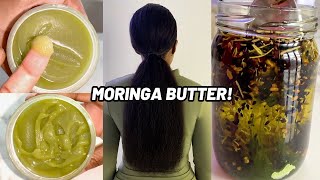 MORINGA BUTTER For Insane Hair Growth  Caution‼️It’s Super Potent😱 [upl. by Maressa]