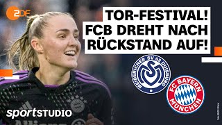 MSV Duisburg – FC Bayern München  FrauenBundesliga 18 Spieltag Saison 202324  sportstudio [upl. by Tildie364]