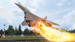 How the Crash of Flight 4590 Destroyed Concorde’s Magic  Up in Flames [upl. by Einahpit]