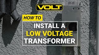 Installing a Transformer for Low Voltage Landscape Lighting [upl. by Moseley]