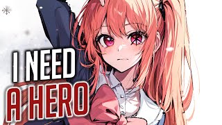 Nightcore  HERO Female Version Lyrics [upl. by Pillyhp]