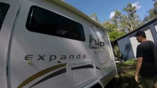 How to set up a Carefree Awning on a Jayco Expanda [upl. by Moss]