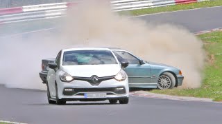 NÜRBURGRING Highlights CRAZY Almost Crash  07072024 Nordchleife Touristenfahrten Nurburgring [upl. by Inaja]