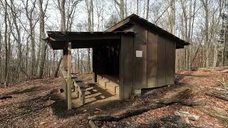 Clyde Smith Shelter on AT Carter County TN 121623 [upl. by Moorefield624]