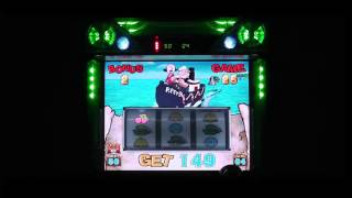 Popeye Pachislo Slot Machine  Pink 7 X w 395 coins [upl. by Damha]