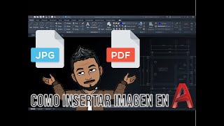 INSERTAR IMAGEN EN AUTOCAD [upl. by Whitaker48]