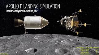 Watch Apollo 11s Moon Landing in Amazing Simulation [upl. by Ennaeerb]