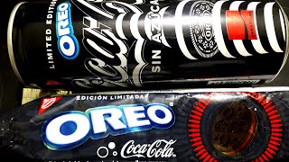 unbolxing Probando las Nuevas Galletas OREO sabor COCA COLA y la COCA COLA sabor OREO [upl. by Godliman]