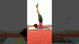 salabhasana pose yoga motivation trending army yoga [upl. by Nlycaj]