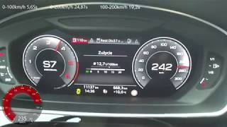 Audi A8 D5 30 TDI 286KM launch control [upl. by Aihsotal772]