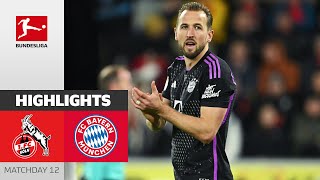 1 FC Köln  FC Bayern München  Highlights  Matchday 12 – Bundesliga 2324 [upl. by Venezia]