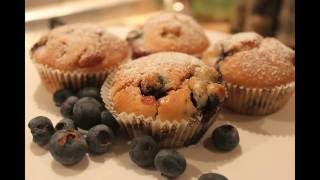 Muffin Vegan Mirtilli e Banana con Monsieur Cuisine [upl. by Cheslie144]