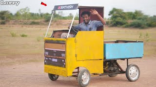 Making Mini Lorry 💯 Hydraulic Tipper  விவசாயத்திற்கு இலவசம் Sathish [upl. by Mat]