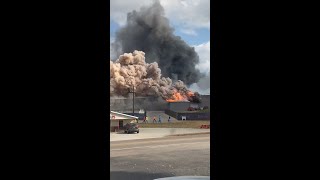 Massive battery plant fire in Fredericktown Missouri [upl. by Ingrid]