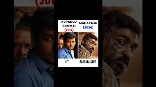 Kurangu Bommal vs Maharaja Movie comprise end Hit Vs Flop maharajamovie maharaja viralshorts [upl. by Rosalie579]