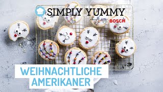 😍 Weihnachtliche Amerikaner ganz einfach  SIMPLY YUMMY Rezepte [upl. by Gibrian]