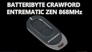 Entrematic Zen 868MHz  Batteribyte [upl. by Goto]