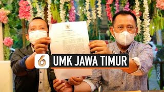 UMK Jatim 2021 Resmi Disahkan Surabaya Masih Tertinggi  Liputan6com [upl. by Adnahsor]