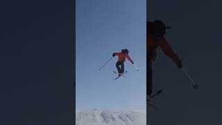 How to Carved 360 on Skis  shorts [upl. by Corissa723]